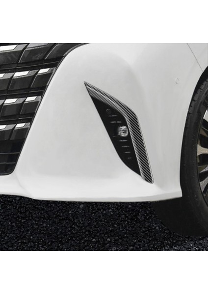 Araba Ön Tampon Ayırıcı Spoiler Dekoratif Kaplamalar Toyota Alphard 40 Serisi 2023+ Abs Karbon Fiber (Yurt Dışından) modelleri