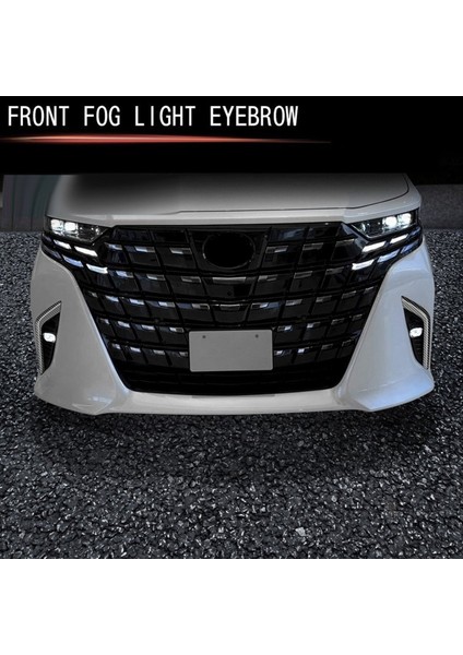 Araba Ön Tampon Ayırıcı Spoiler Dekoratif Kaplamalar Toyota Alphard 40 Serisi 2023+ Abs Karbon Fiber (Yurt Dışından) fırsatları