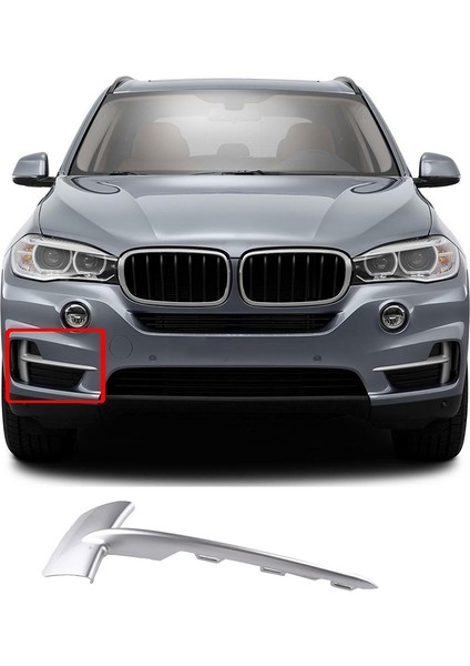 Krom Ön Tampon Izgara Trim Kalıplama 51117303114 Bmw X5 F15 35I 35IX 35DX 40EX 2014 2015 2016 2017 (Yurt Dışından) fiyatları