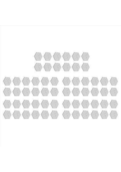 Ses Yalıtımı ve Akustik Için 60 Paket Akustik Köpük Kendi Yapışkanlı Ses Geçirmez Paneller (Gri) (Yurt Dışından)