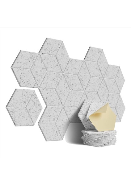 Ses Yalıtımı ve Akustik Için 60 Paket Akustik Köpük Kendi Yapışkanlı Ses Geçirmez Paneller (Gri) (Yurt Dışından) fiyatları