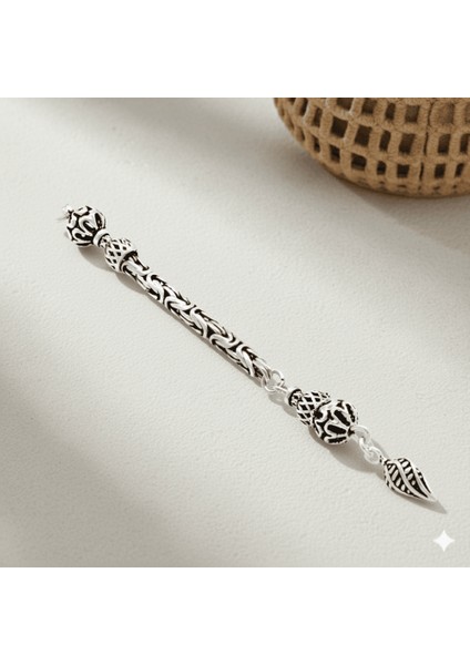 Çeşmi Bülbül Tasarım Uçlu Kral Zincirli 925 Ayar Gümüş Püskül fiyatları