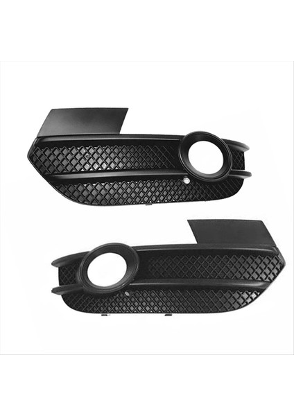 1paır Ön Tampon Sis Lambası Çerçevesi 8U0807681A 8U0807682ASP9 Audi Q3 12-15 Eu Versiyon Hava Deflektörü Sis Far Izgarası (Yurt Dışından)