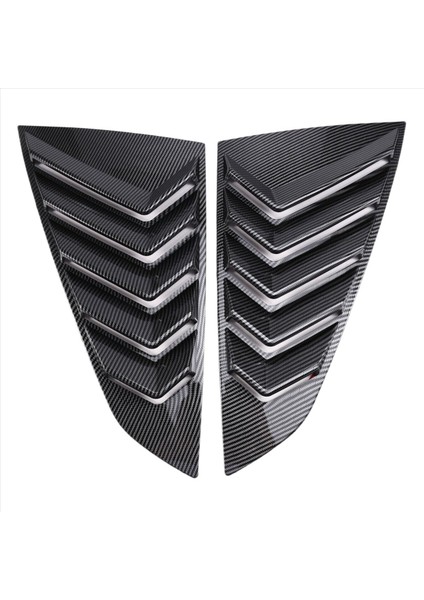 Arka Pencere Yan Deklanşör Dekorasyon Kapağı Sticker Havalandırma Kepçe Trim Ford Mustang 2024 - 2025 C (Yurt Dışından)
