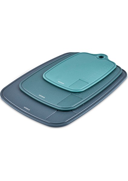 Triocut 3'lü Ölçülü Kesme Tahtası Yeşil fiyatları