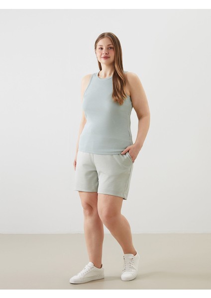 Yeni Sezon Beli Lastikli Kadın Şort modelleri