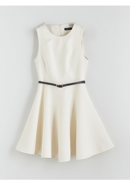 Yeni Sezon Bisiklet Yaka Belden Oturtmalı Elbise indirimleri