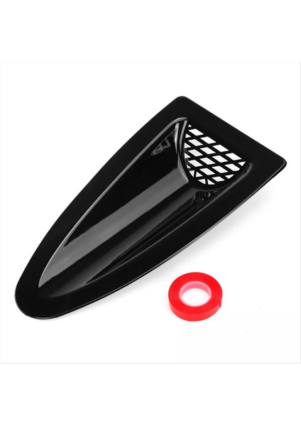 Evrensel Motor Kaput Havalandırıcı Hava Kepçesi Bonnet Havalandırma Hava Emme Kapağı Parlak Siyah Araba Parçaları Araba Ön Havalandırma A (Yurt Dışından)