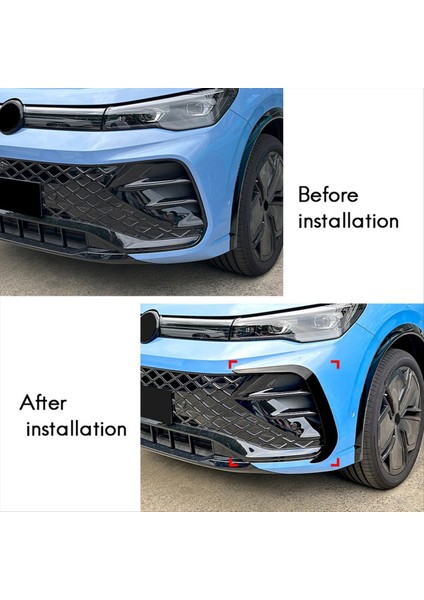 Araba Ön Tampon Dudak Ayırtıcı Spoiler Sis Vw Tiguan Mk3 Rlıne 2024+ Karbon Fiber Desen Için (Yurt Dışından) fiyatları