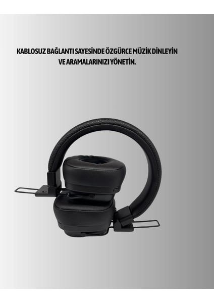 Katlanabilir Tasarımlı Taşınabilir Kablosuz Müzik Kulaklığı fırsatları