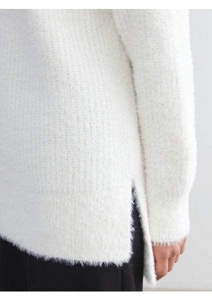 Yeni Sezon Bisiklet Yaka Kadın Triko Tunik modelleri