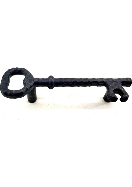 Antika Tarz Dekoratif Pirinç Anahtar Şeklinde Kapı Çekme Kolu, Mobilya, Sandık, Kutu Kulbu - 96MM,