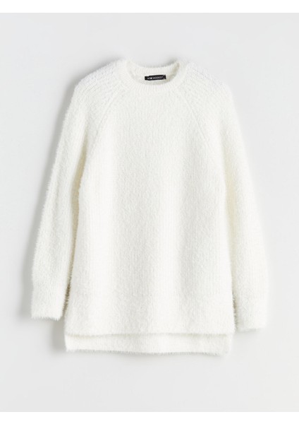 Yeni Sezon Bisiklet Yaka Kadın Triko Tunik indirimleri