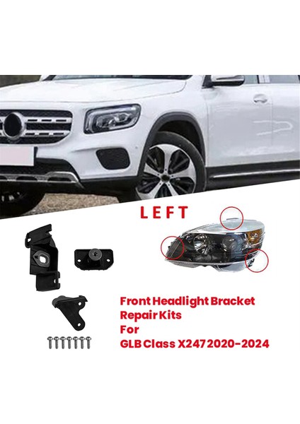 Mercedes-Benz Glb Sınıfı X247 20-24 Far Rs Braket Mount A2478200303 L (Yurt Dışından) indirimleri