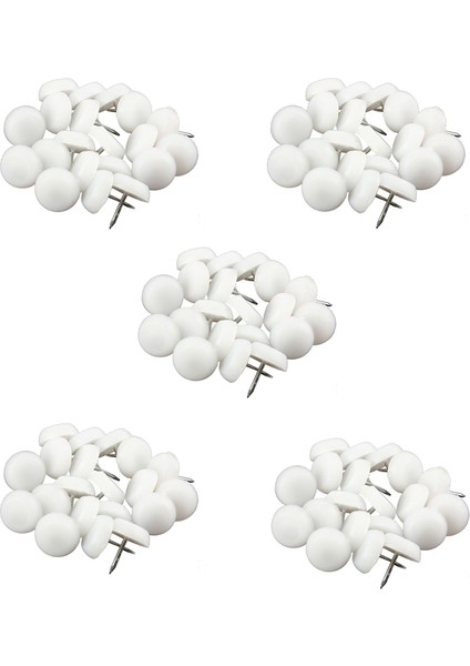 200X 20MM Keçe Ped Skid Skid Tırnak Koruyucusu Mobilya Sandalye Masa Ayağı (Yurt Dışından)