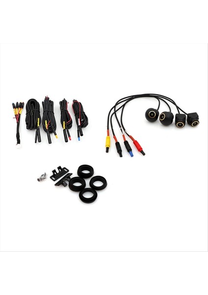 360 Derece Altın Lens Araç Kamera Surround Görünüm Hd Sağ+Sol+Ön+Arka Görünüm Kamera Sistemi Android Otomatik Radyo (Yurt Dışından)