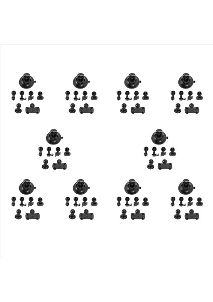 6 Tip Adaptörlü Çizgi Cam Tutucu Için 10X Araba Vantuz Dvr Kamera Sürüşü Için 360 Derece Açılı Araba Montajı (Yurt Dışından)