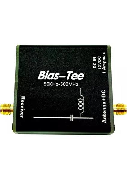 Hfdyloop Için Hfdy Döngü Anten Yem Önyargısı Tee 50KHZ-500MHZ Rf Dc Bloker Biaser (Yurt Dışından)