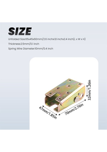 4pcs Katlanır Masa Bacakları Yatak Destek Braketleri Katlanabilir Mobilya Bacak Ayakları Kilit 2 4 Inç Lik Yaylar (Yurt Dışından) modelleri