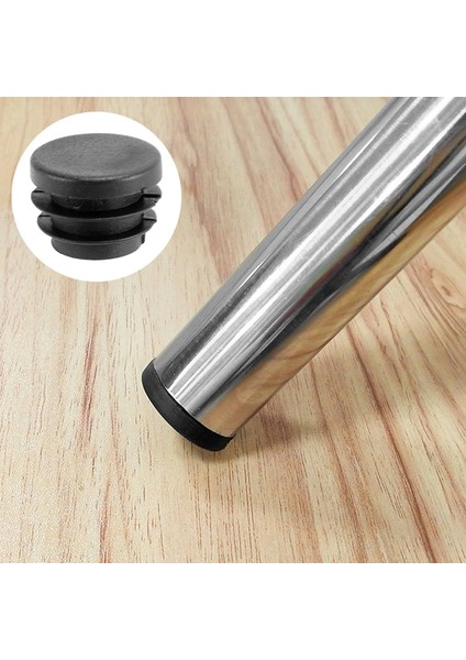 Blanking Uç Kapaklar Yuvarlak Tüp Ekleme Kapak 19MM Dia 20 Pcs Siyah (Yurt Dışından) modelleri