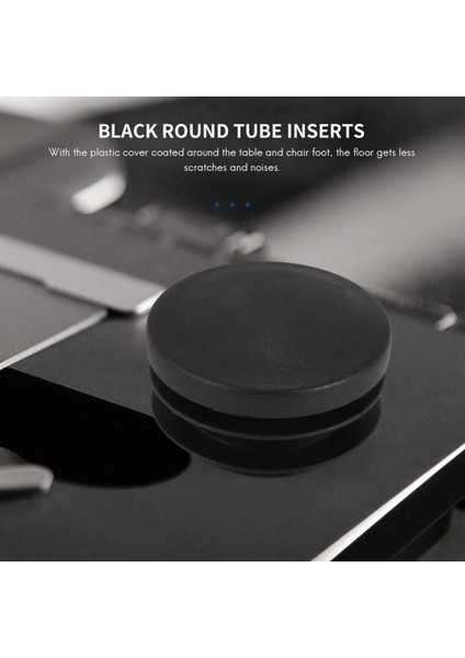 Siyah Plastik 35MM Dia Blanking Uç Kapaklar Yuvarlak Tüp 5 Pcs Ekleyin (Yurt Dışından) fırsatları