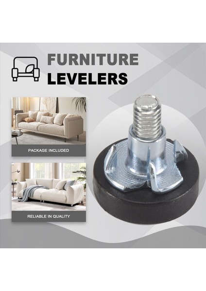 32 Pcs M6 Iplik Ayarlanabilir Mobilya Tesviyeleri Sandalye Ayakları Ayarlanabilir Mobilya Ayakları Ayakları Bacak Seviyeleri (Yurt Dışından) fırsatları