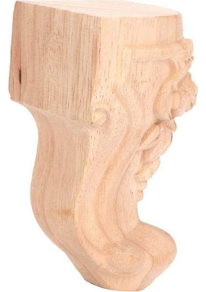 4 Adet Mobilya Bacakları Avrupa Tarzı Dolap Bacakları Ahşap Oyma Masa Ayak Kanepe (15X6CM) (Yurt Dışından) fiyatları