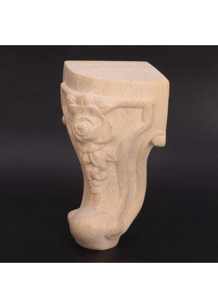 4 Adet Mobilya Bacakları Avrupa Tarzı Dolap Bacakları Ahşap Oyma Masa Ayak Kanepe (15X6CM) (Yurt Dışından) indirimleri