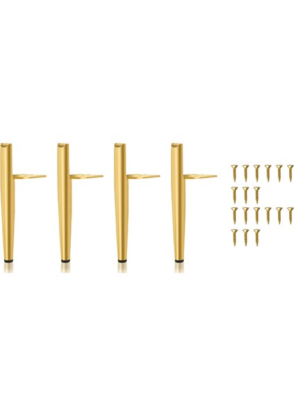 Mobilya Ayak Liği 19 5cm Altın Metal Masa Bacakları Maksimum Yük 600 kg Mobilya Bacakları Kanepe Ayak Dolabı Ayakları 4pcs Altın (Yurt Dışından)