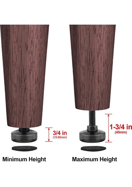 12PCS Mobilya Seviyeleri Ağır Hizmet Tipi Mobilya Tesviye Ayakları Ayarlanabilir Bacak Seviyeleri Dolaplar Için Tablolar Sandalyeler Yükseltici (Yurt Dışından) modelleri