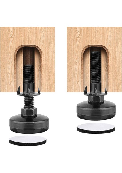 12PCS Mobilya Seviyeleri Ağır Hizmet Tipi Mobilya Tesviye Ayakları Ayarlanabilir Bacak Seviyeleri Dolaplar Için Tablolar Sandalyeler Yükseltici (Yurt Dışından) fırsatları