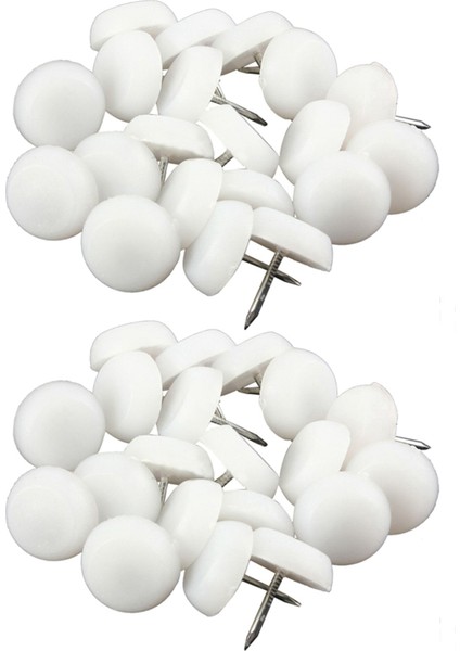 80PCS 20MM Keçeli Ayak Ped Skid Skid Tırnak Koruyucusu Mobilya Sandalye Masa Ayağı (Yurt Dışından)