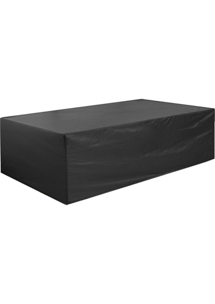 Patio Mobilya Seti Kapak Su Geçirmez Ağır Hizmet Tipi Funiture Kapakları Açık Kesit Kanepe Seti Hasır Rattan Tablo M (Yurt Dışından)