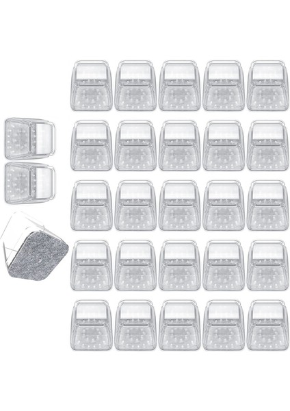 Kare Sandalye Bacak Kat Koruyucu Parke Zemin Mobilya Pedi Sandalye Bacak Mobilya Kaydırıcısı Sandalye Kat Koruyucu (Yurt Dışından)