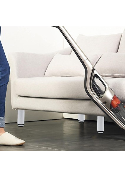 8 Adet Ayarlanabilir Mobilya Bacakları Dolap Ayak Liği Ayarlanabilir 120 mm -180 mm Kanepe Bacakları Metal Dolap Bacakları Beyaz (Yurt Dışından) fiyatları