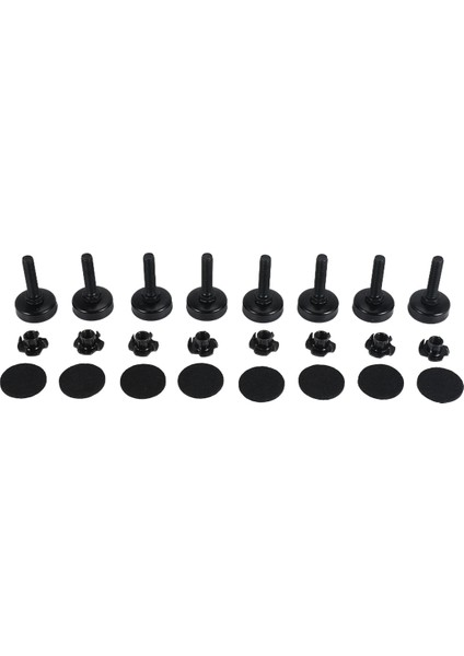 8pcs Mobilya Tesviyeleri Ağır Hizmet Mobilya Tesviye Ayakları Ayarlanabilir Bacak Tessitleri Dolaplar Masalar Sandalyeleri Raiser (Yurt Dışından)