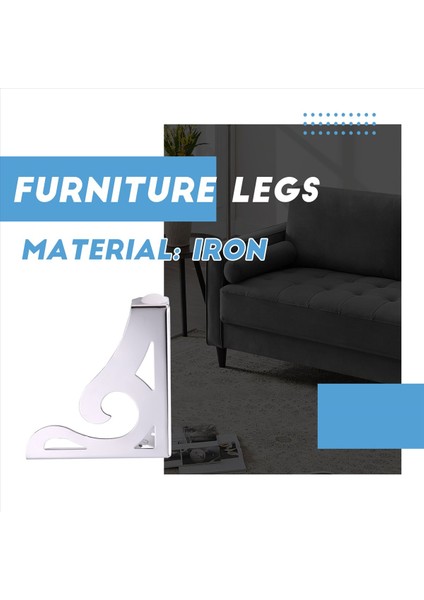 Boşluk Out Modern Mobilya Kanepe Bacaklar Kanepe Tablo Dolabı Dolap Seti 4 (10 Cm) (Yurt Dışından) fırsatları