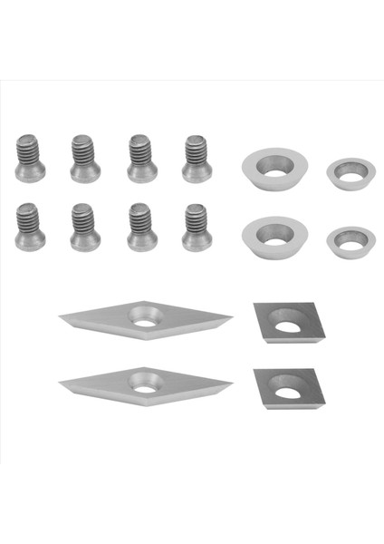 8pcs Karbür Dönüş Araçları Değiştirme Kesici Keskin Dayanıklı Ahşap Torna Aletleri Ekler 8 Adet Vidaları Içerir (Yurt Dışından) fiyatları