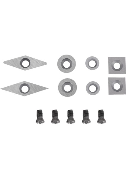 8pcs Dönüşler Kesme Aletleri Karbür Kesiciler Ahşap Torna Dönüş Araçları Için Ayarlanmış - Yarıçap Keskin Nokta A (Yurt Dışından)