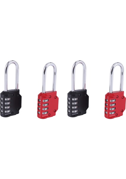 4 Paket Kodu Asma Kilit 4 Basamak Uzunluğunda Palyaço Açık Kapı Kulübe Çit Hasp Depolama Spor Locker Için (Yurt Dışından)