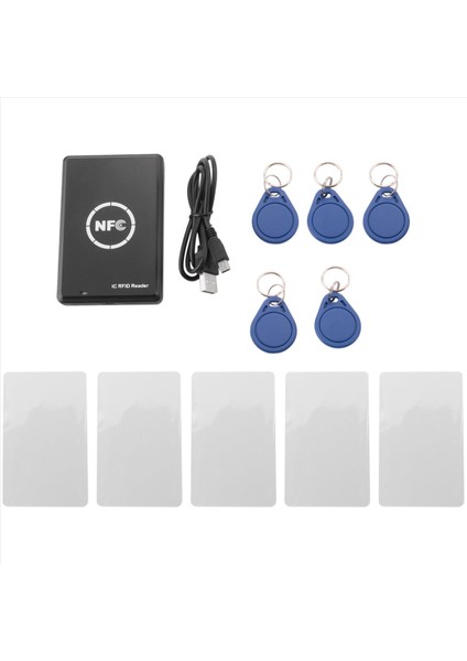 Rfıd Fotokopi Kopyası Keyfob Nfc Akıllı Kart Okuyucu Yazarı 13 56MHZ Şifreli Programcı USB Uıd EM4305 Kart Etiketi Kopyası (Yurt Dışından) fırsatları