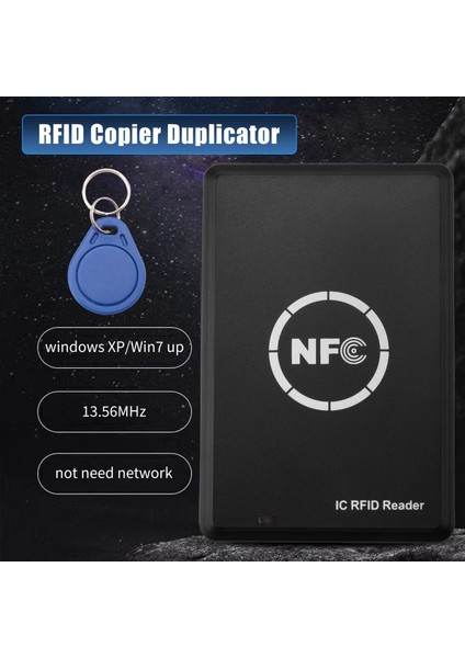 Rfıd Fotokopi Kopyası Keyfob Nfc Akıllı Kart Okuyucu Yazarı 13 56MHZ Şifreli Programcı USB Uıd EM4305 Kart Etiketi Kopyası (Yurt Dışından) indirimleri
