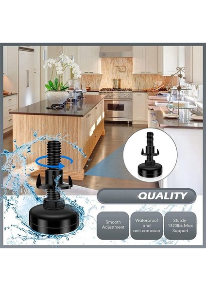 16PCS Ayarlanabilir Mobilya Tesviye Ayakları Dolaplar Için Ayarlanabilir Bacak Düzerleri Kanepe Masa Sandalyeleri Yükseltici 3/8 Inç-Thread (Yurt Dışından) indirimleri