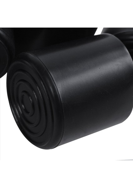 Kauçuk Mobilya Koltuk Değneği Tabure Sandalye Bacak Bahşiş Ped 12PCS Siyah (Yurt Dışından) indirimleri