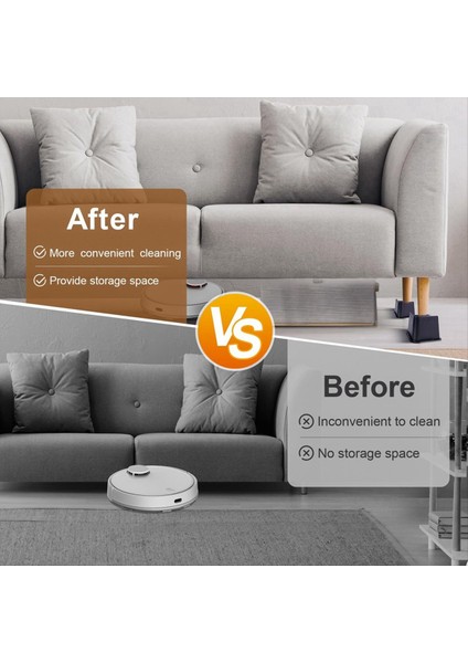 4pcs 4 Inç Likte Yatak Çerçevesi Ağır Hizmet Ayarlanabilir Mobilya Çerçevesi Kanepe ve Sandalye Bacak Çerçevesi (Yurt Dışından) fiyatları