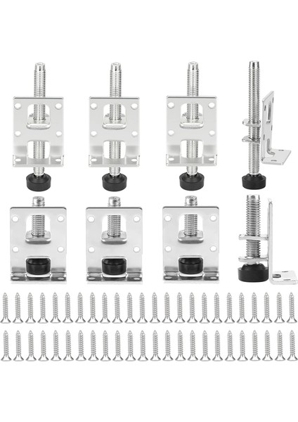 8 Adet Ayarlanabilir Mobilya Ayakları Kiti 55/102 mm Ağır Hizmet Tipi Mobilya Tesviye Ayakları Veya Mobilya Masa Raflar (Yurt Dışından)