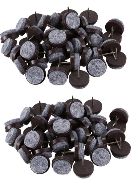 80PCS Mobilya Ayakları Keçe Zemin Koruyucu Ped Tırnak Sapı 20MM Dia (Yurt Dışından)