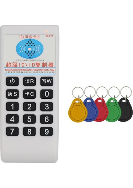 Rfıd Nfc Ic Kart Okuyucu ve Yazar+5xuid Anahtarlık 125KHZ-15 56MHZ Çoğaltıcı Rfıd Akıllı Kart Okuyucu Ic Id Çoğaltıcı (Yurt Dışından)