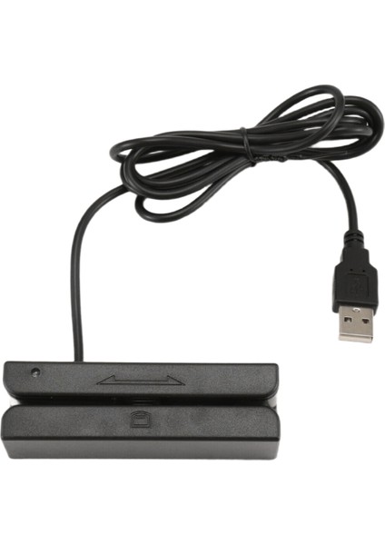 MSR90 USB Manyetik Şerit Kartı Okuma Makine Kartı Okuyucu Strıpe 3 Izleşik Mag Mag Hi-Co Swiper USB Pc Için (Yurt Dışından)