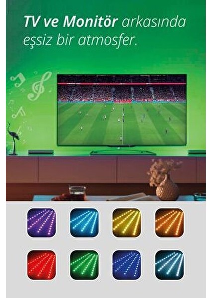 8875 Rgb Sese Duyarlı Ambiyans Aydınlatma fırsatları